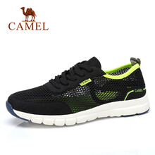駱駝（CAMEL）男士A822315060 黑/綠 41