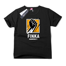 十一宮 短袖 男士T恤 FINKA款-黑 