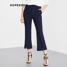 紅袖（hopeshow） 低腰 喇叭褲 女 七分褲 休閑褲