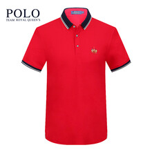 Royal Queen's Polo Team 短袖 男士T恤 +40大紅 