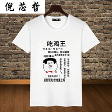 倪芯哲（N.XINZHE） 短袖 男士T恤 8#求生吃雞 M