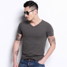 澤戈（zege） 短袖 男士T恤 深灰  S，XL，L，加大，M，XXL，XXXL