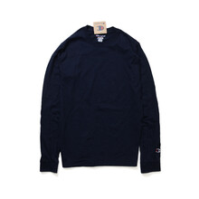 Champion 長袖 男士T恤 深藍(lán)色 