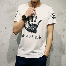 C2潮朝（C2CHAOCHAO） 短袖 男士T恤 白色 XL，L，M，XXL，XXXL