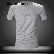 Ray oak band 短袖 男士T恤 花灰色 