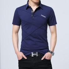 澤荃（ze quan） 短袖 男士T恤 709藍色 