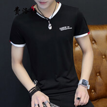 費洛仕（FIOOSU） 短袖 男士T恤 黑色 