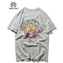 Deere Jane 短袖 男士T恤 灰色  XL，L，M，XXL