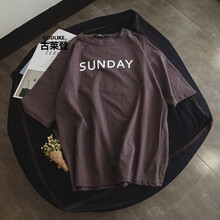 古萊登（GODLIKE） 短袖 男士T恤 咖啡色 S，XL，L，M，XXL