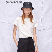 思諾芙德（SNOWFORTE） 不對稱 短袖 T恤 女 圓領(lǐng)