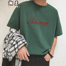 潮至（CHAOZHI） 短袖 男士T恤 綠色 S，XL，L，XXL，M