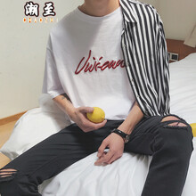 潮至（CHAOZHI） 短袖 男士T恤 白色 S，XL，L，M，XXL