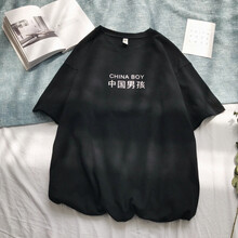 古萊登（GODLIKE） 短袖 男士T恤 黑色(中國(guó)男孩) 