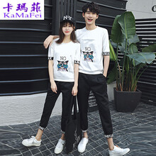 卡瑪菲 3D，明線裝飾 短袖 T恤 女 