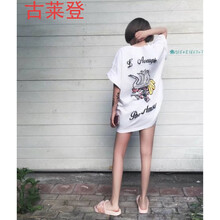 古萊登（GODLIKE） 短袖 男士T恤 仙鶴    白色 