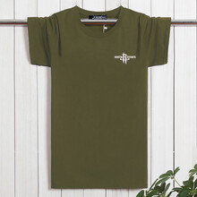 英菲蘭朵（YING FEI LAN DUO） 短袖 男士T恤 軍綠色  火箭 加大