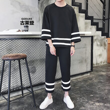 古萊登（GODLIKE） 七分袖 男士T恤 黑色二杠 XL，L，XXXL，XXL，M
