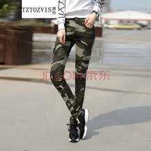 唐治（TZTOZVIS） 高腰 鉛筆褲/小腳褲 女 長褲 休閑褲