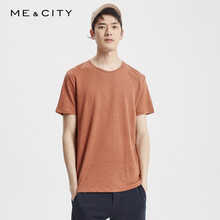 ME&CITY 短袖 男士T恤 孟買棕  