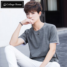 Collegehome 短袖 男士T恤 深灰色 
