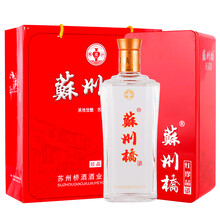 蘇州橋42度500ml×4瓶，750ml及以上 濃香型，濃香