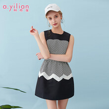 阿依蓮（A.YILIAN）  拼接 連衣裙