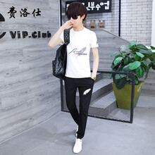 費洛仕（FIOOSU） 短袖 男士T恤 908羽毛白色 XL，L，M，XXXL，XXL