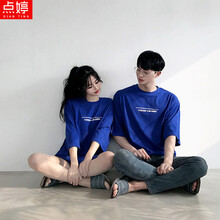 點婷（DIANTING） 印花 短袖 T恤 女 圓領(lǐng)