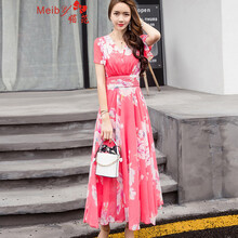 媚芘（Meiby）  拼接 連衣裙