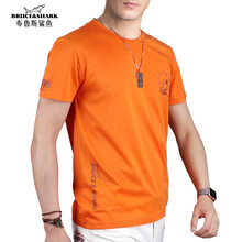 布魯斯鯊魚(yú)（Bruce & Shark） 短袖 男士T恤 橙色 