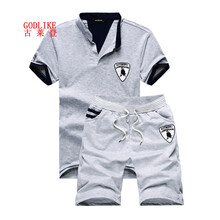 古萊登（GODLIKE） 短袖 男士T恤 綠+藍 