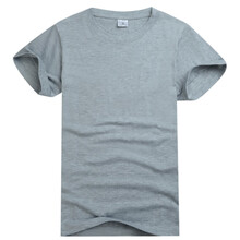 束鹿牛（SHULUNIU） 短袖 男士T恤 淺灰色 S