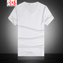 閃爆（SHANBAO） 短袖 男士T恤 白色 XL，L，XXL，M，XXXL