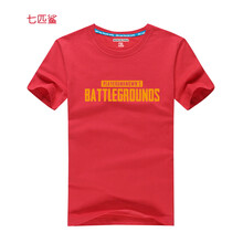 七匹鯊 短袖 男士T恤 紅色 S，XL，L，XXXL，加大，M，XXL