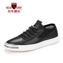 公牛酋長（BULLSCHIEF）男士Q1217黑白 38