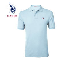 U.S.POLO ASSN. 短袖 男士T恤 淺海藍 
