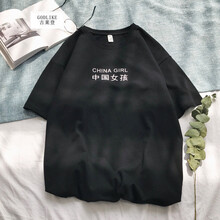 古萊登（GODLIKE） 短袖 男士T恤 黑色(中國女孩) S，XL，L，M