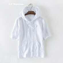 S.F Marceau 短袖 男士T恤 白色 XL，L，M