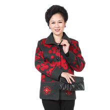 可米蒂斯 2014中老年女装秋冬装外套毛呢大衣