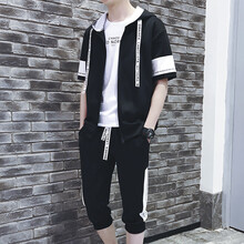 柏裳（POSHAWN） 短袖 男士T恤 黑色 