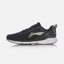 李寧（LI-NING）跑步鞋黑+灰+白 39