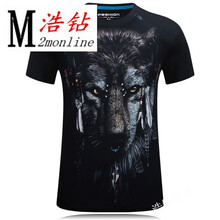 古萊登（GODLIKE） 短袖 男士T恤 印第安狼 XL，L，M