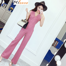 修身條紋女褲，微胖妹子的福音