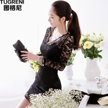 圖格尼（TUGRENI）  紗網(wǎng) 連衣裙