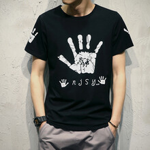 C2潮朝（C2CHAOCHAO） 短袖 男士T恤 黑色 XL，L，M，XXXL，XXL