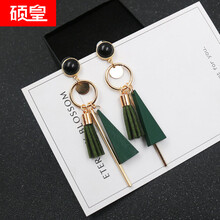 綠色長款耳環(huán)