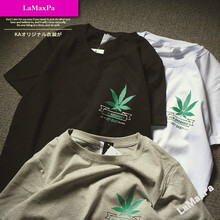 La MaxPa 短袖 男士T恤 黑色 S