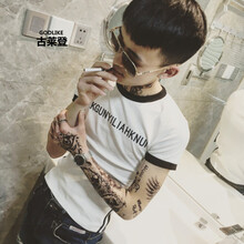古萊登（GODLIKE） 短袖 男士T恤 雅致白 S，XL，L，XXL，XXXL，M