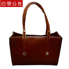 人造革手袋 INNET 茵奈儿春桔色荔枝纹人造革