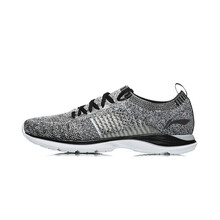 李寧（LI-NING）跑步鞋-5標(biāo)準(zhǔn)黑/標(biāo)準(zhǔn)白/銀灰色 